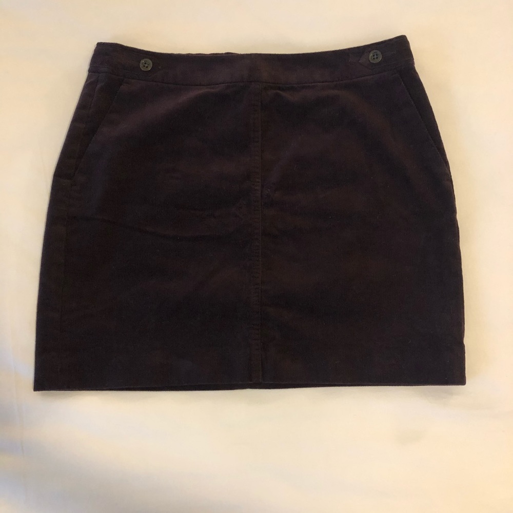 Plum Corduroy Banana Republic Skirt